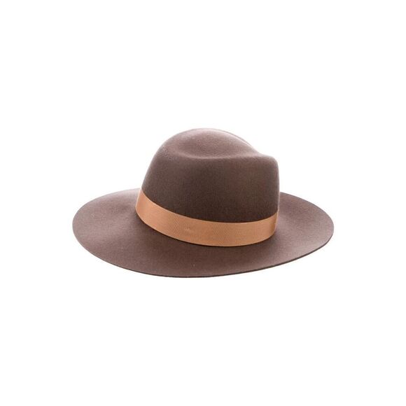 rag & bone Solid Grosgrain Trim Brim Bucket Hat Unisex Medium Ribbon Fitted
